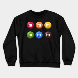 Colorful Chocolate Candy Crewneck Sweatshirt